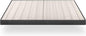 ZINUS Upholstered Metal and Wood Box Spring, 4 Inch Mattress Foundation, Easy Assembly, Fabric Paneled Design, King, Grey