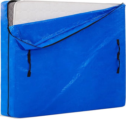 AlexHome Mattress Bag for Moving and Storage,Heavy Duty Tarp Reusable Mattress Storage Bag,Easy Carrier Mattress Moving Cover (Caliking Size)