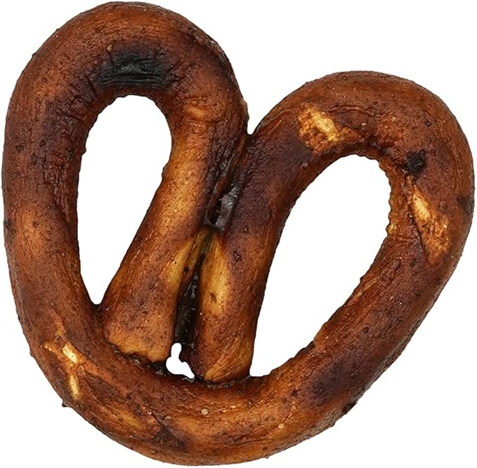 Collagen Pretzels, Bully - Collagen Dog Treats - Long Lasting Healthy Joint Support Dog Treat - Rawhide Alternative - Skin & Coat Health, 1 Bag, 8 Count-Mewly Pet