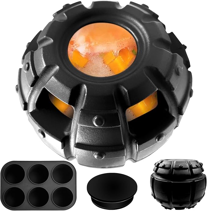 Yipetor Power Chewer Dog Toys - Long-Lasting, Easy to Clean, Treat Dispensing Puzzle Toys for Small Dogs (Summer Medium)-Mewly Pet