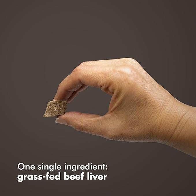 King Lou Pets - Beef Liver Dog Treats - Freeze Dried Liver Treats For Dogs and Cats - USA-Made Dog and Cat Treats - Rich in Iron, Vitamins and Nutrients For Immune Health - 1 lb Prior to Freeze-Drying-Mewly Pet