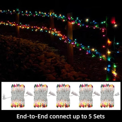 LAMPHOME Easter String Lights, 20FT 100 Count Incandescent Connectable Mini String Lights, Waterproof Easter Decorations for Indoor Outdoor Patio Party Home Garden Yard Decor
