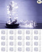 20 Pack Fairy Lights Battery Operated 3.3ft 20 LED Mini String Twinkle Copper Wire Firefly Starry for Mason Jars Wedding Party Christmas Centerpiece Table Decorations, Cool White