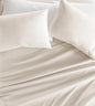 Linen Market Double-Brushed Microfiber Full Sheet Set 4 Piece – Oeko-TEX Certified Ultra Soft & Wrinkle-Free - 16" Deep Pocket Sheets - Easy Care Full Size - Ivory