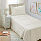 Mejoroom Twin XL Sheet Set - Hotel Luxury Microfiber Sheet & Pillowcase Sets Fits College Dorm Room Mattress - Soft, Breathable, Wrinkle & Fade Resistant - 3 Piece (Ivory)