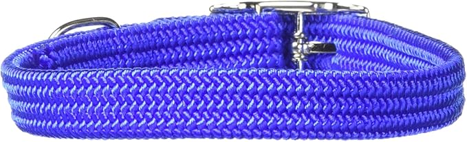 Kool Kat Elastic Cat Safety Collar with Bell, Blue, 10"-Mewly Pet