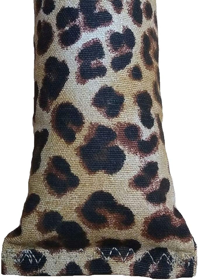 15" Catnip Cat Kicker Toys/Kitty Kick Sticks/Cat-Nip Kick Sticks (Leopard Print) (Kickers Filled with 1 oz Premium Canadian Catnip)-Mewly Pet