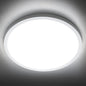 SunRider LED Flush Mount Ceiling Light Fixture, 6000K Cool White, 2400LM, 12 Inch 24W Modern Round Flat Lights, 240W Equiv. Panel Lamp, Non-Dimmable