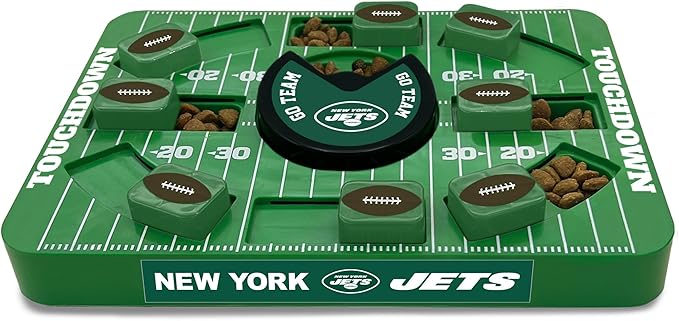 Pets First NFL New York Giants Large Puzzle Toy - Interactive Dog Treat & Slow Feeding Toy-Mewly Pet