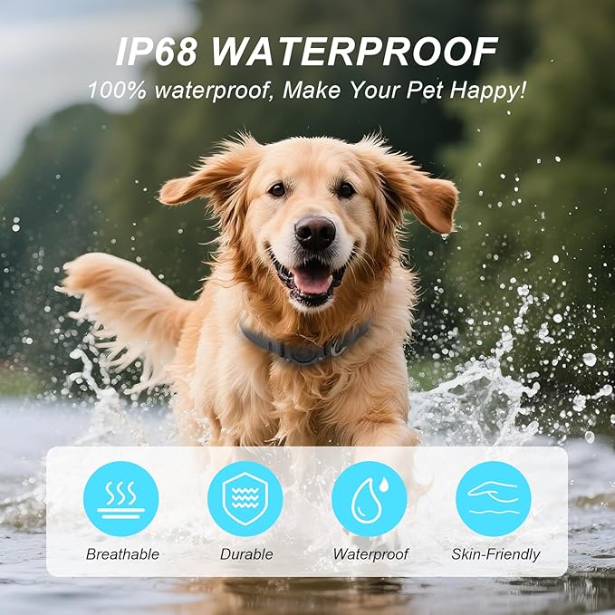 Waterproof Airtag Dog Collar - Nylon Collar with Durable Airtag Holder, Reflective&Anti-Lost with Safety Metal Buckle, Soft Padded Adjustable for Small Medium Large Dogs Black L-Mewly Pet