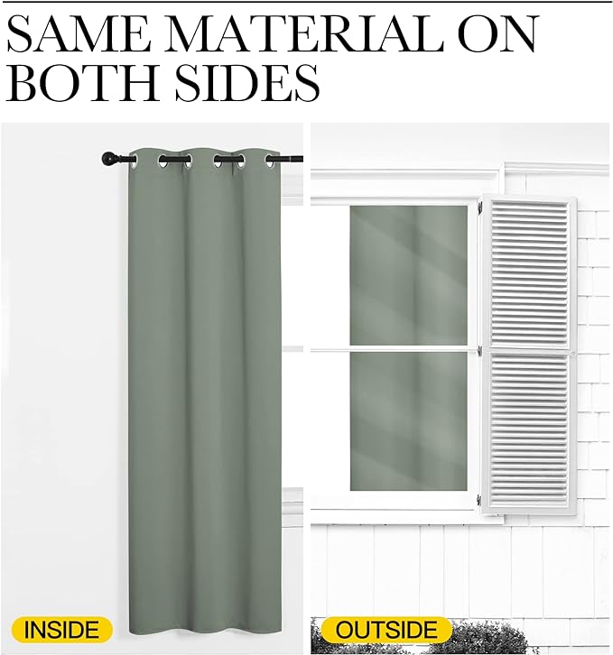 NICETOWN Loft Noise Blocking Room Divider Curtain Screen Partitions, Basement Hospital Medical Clinic Spa Lab Cubicle Space Divider Privacy Screen (Greyish Green, 1 Panel, 8.3ft Wide x 9ft Long)