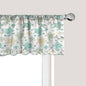 Ambesonne Turtles Window Valance, Illustration of Repeating Motifs of Animal Print in Assorted Tones, Curtain Valance for Kitchen Bedroom Decor with Rod Pocket, 54" X 18", Seafoam and Grey Yellow