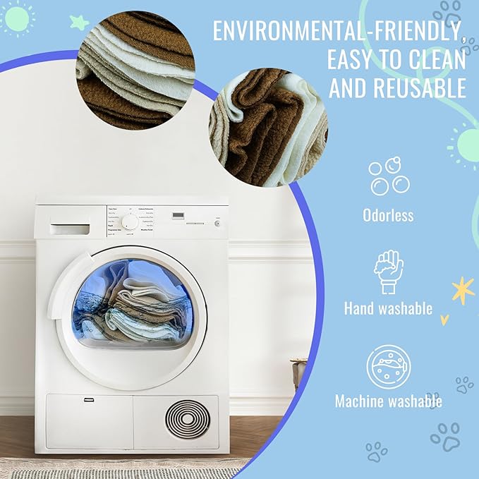 Pet Snuffle Ball, Puzzle Sniffing Interactive Dog Ball for Blind Dogs Training Stress Relief Dog Enrichment Toys Treat Machine Washable (15cm, Milk Tea Brown)-Mewly Pet