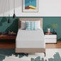 PayLessHere 12 Inch Twin XL Green Tea Memory Foam Mattress Cooling Gel Infused Mattress,Medium Firm Mattresses Fiberglass Free/CertiPUR-US Certified/Bed-in-a-Box/Pressure Relieving Twin XL Size,White