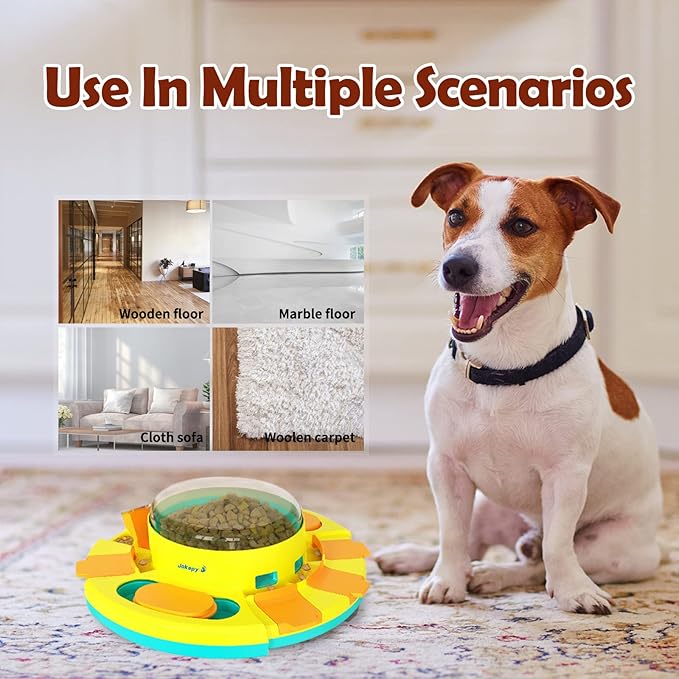 Dog Puzzle Toys for Dog Boredom and Mentally Stimulating, Interactive Slow Food Feeder Dispenser, Professional Level 2 in 1 for Large/Medium/Small Dog-Mewly Pet