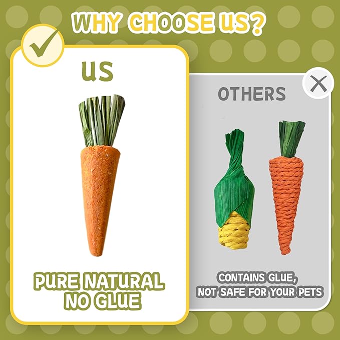 18 PCS Hamster Chew Toys Set, Natural Apple Wood Guinea Pig Toys, Hamster Cage Accessories Include Bridge, Seesaw, Carrot, Timothy Straw Stick Dental Care for Rat Gerbil Chinchilla Rabbits-Mewly Pet