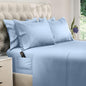 DREAMCARE Sheets Full Size Bed - Cooling Bed Sheets - 6pcs Set - Full Sheet Set - Full Size Sheets - Full Size Sheet Sets Soft & Long Lasting 100% Fine Brushed Polyester with Side Pocket - Light Blue