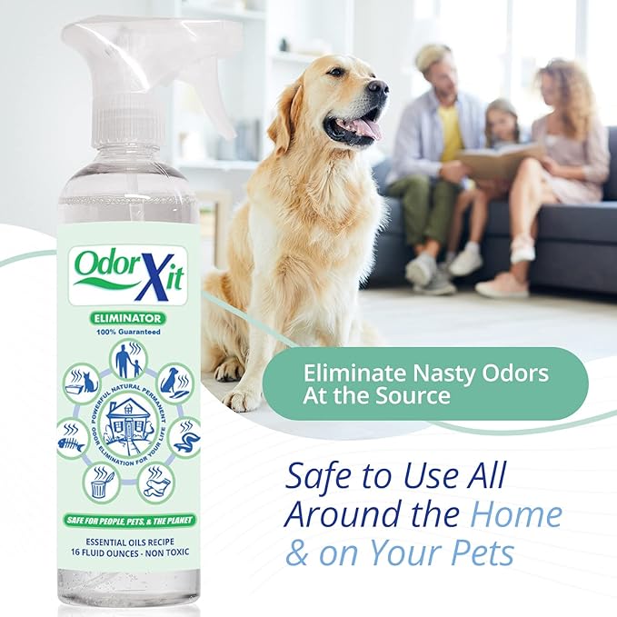 Pet Urine Odor Eliminator Spray 16oz + Concentrate 4oz – Natural, Safe & Effective Odor Neutralizer for Pets & Home-Mewly Pet