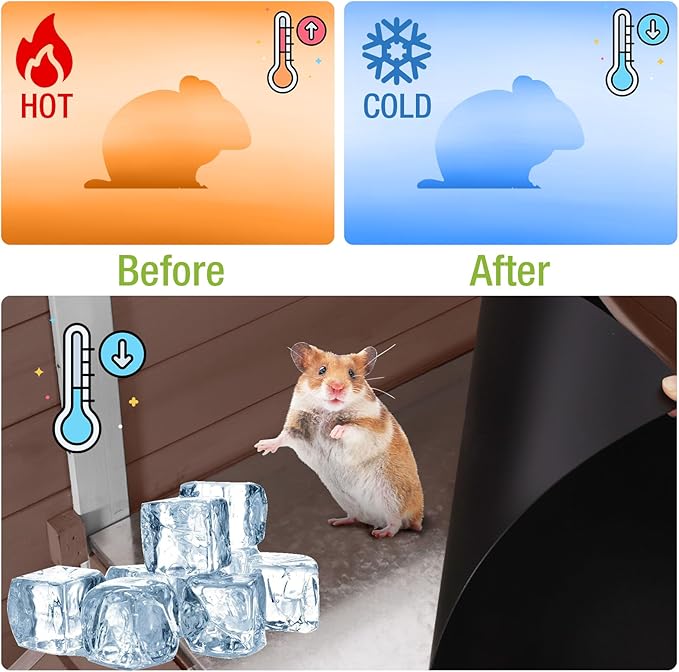 GUTINNEEN Rabbit Hutch Bunny House, 36.6" L Rabbit Cage with Anti Chewing Ramp, Guinea Pig Cage with Cooling Galvanized Sheet, Detachable Legs(Brown)-Mewly Pet