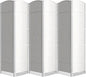 6 Panel Room Divider,6Ft Folding Privacy Screen,Tall - Extra Wide Foldable Panel Partition Wall Divider with Diamond Double-Weaved Hand-Woven Design Room Screen Divider