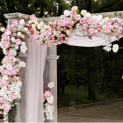 BLEUM CADE 100 Pcs Pink Roses Artificial Flowers, Real Touch Velvet Roses Fake Flowers Bulk, Artificial Roses Bouquet with Long Stems Bridal DIY Wedding Party Centerpiece Decorations