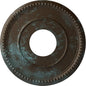 Ekena Millwork Bradford Ceiling Medallion, Bronze Blue Patina