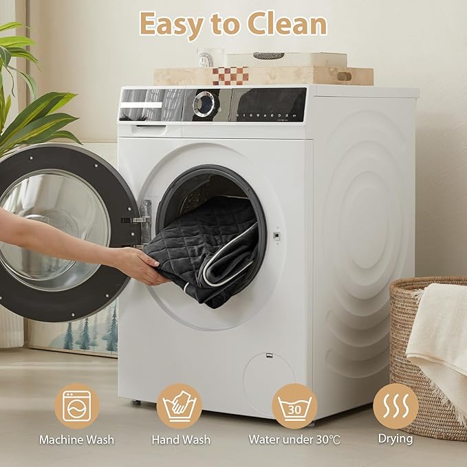 WNPETHOME Orthopedic Big Dog Beds Large Sized Dog, Waterproof Extra Large Dogs Bed with Removable Washable Cover, Multi-Needle Quilting Dogs Crate Bed-Mewly Pet