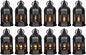 LLQ Ramadan Lanterns (5-12pcs) - Mini Lanterns Decorative Lights - Ramadan Gifts & Table Centerpiece, Eid Mubarak Decorations, Black