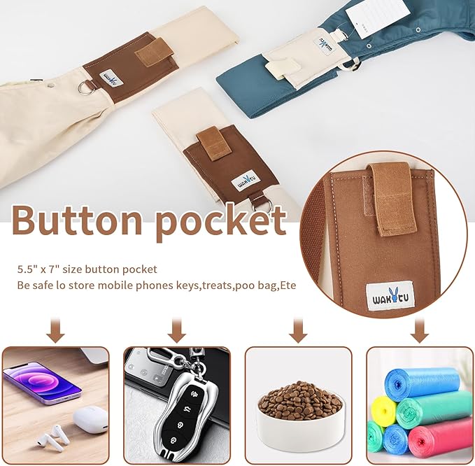 Dog Sling Carrier for Small Dogs - Front Dog Carrier with Adjustable Strap - Hands Free Pet Papoose Bag for Chest - Suitable for Puppy, Small Dogs, and Cats for Outdoor Travel,15 lbs-Mewly Pet