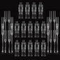 16PCS 8 Arm Arcylic Candelabra Centerpieces for Tables,Clear Candlestick Holders Decor Wedding Centerpiece with Shade for Anniversary Party Brithday candelabros para centros de mesa