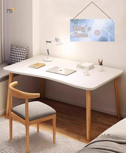 Personalized Sign Cute Cartoon Aerospace Themed Sign For Kids Room Nursery Door Decor,Custom Name Universe Wall Art Decor Decorative Plate for Boys Bedroom Girls Room Little Man Cave