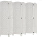 Rose Home Fashion 6 ft Tall Room Divider, Room Dividers and Folding Privacy Screens, 15.7in Privacy Screen 6 Panel Partition Temporary Wall Separation for Private, White