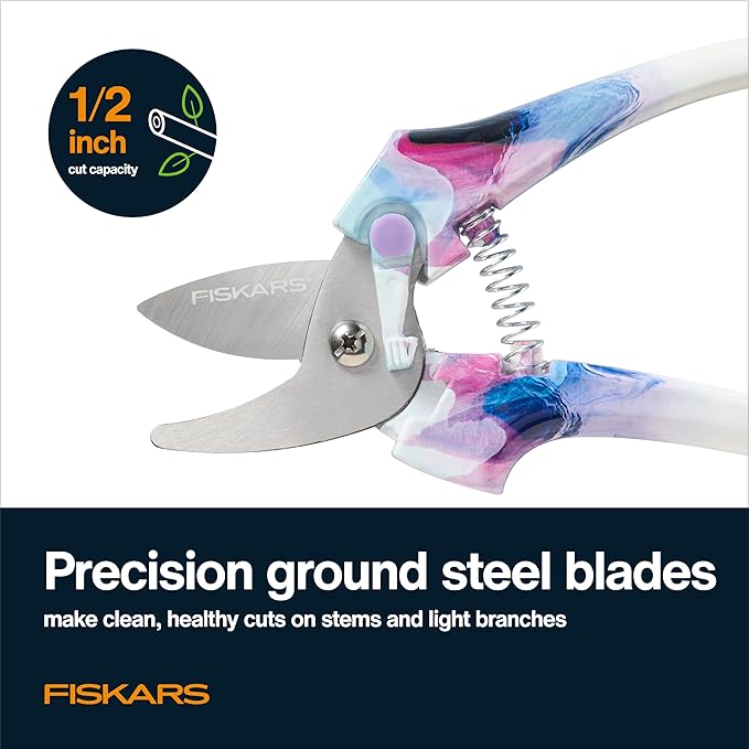 Fiskars Pruner and Veggie Shears Set, Explore Collection-Mewly Pet