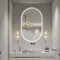 40" x 24" Oval LED Mirror for Bathroom, Backlit Vanity Mirror with Lights, Frameless Smart Wall Mirror, 3 Colors Stepless Dimmable, Anti-Fog, Shatterproof, Memory, CRI95+(Horizontal/Vertical)