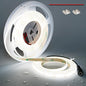 TOPAI 12V COB LED Strip Light Daylight White 5000K Waterproof IP65 480LEDs/M Super Bright 4000Lm CRI>90 16.4ft/5M Dotless High Density Cuttable Flexible for Cabinet Home DIY Lighting Projects