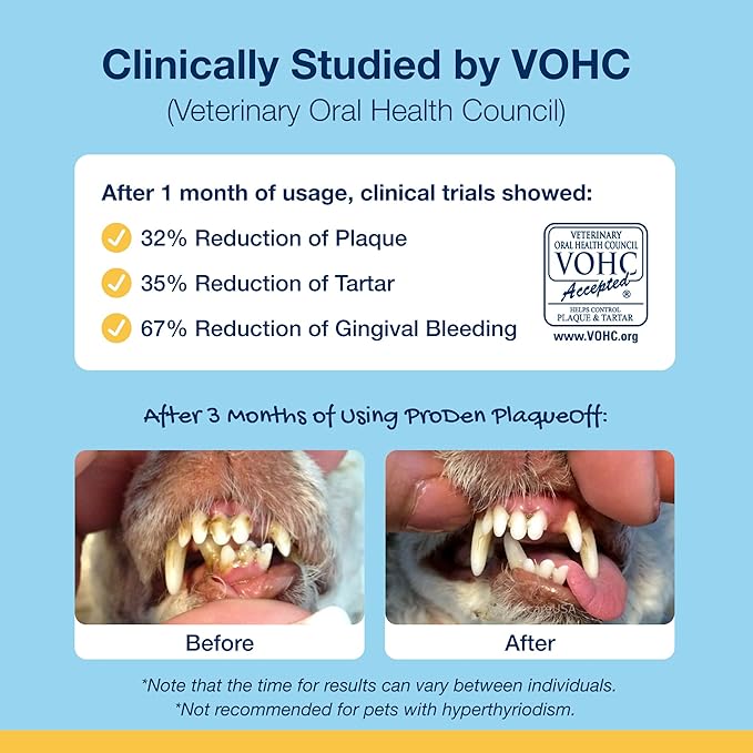 ProDen PlaqueOff Soft Chews with Natural Kelp - for Small & Medium Breed Dogs & Cats - Supports Normal, Healthy Teeth, Gums, and Breath Odor in Dogs & Cats - 90 Soft Chews-Mewly Pet