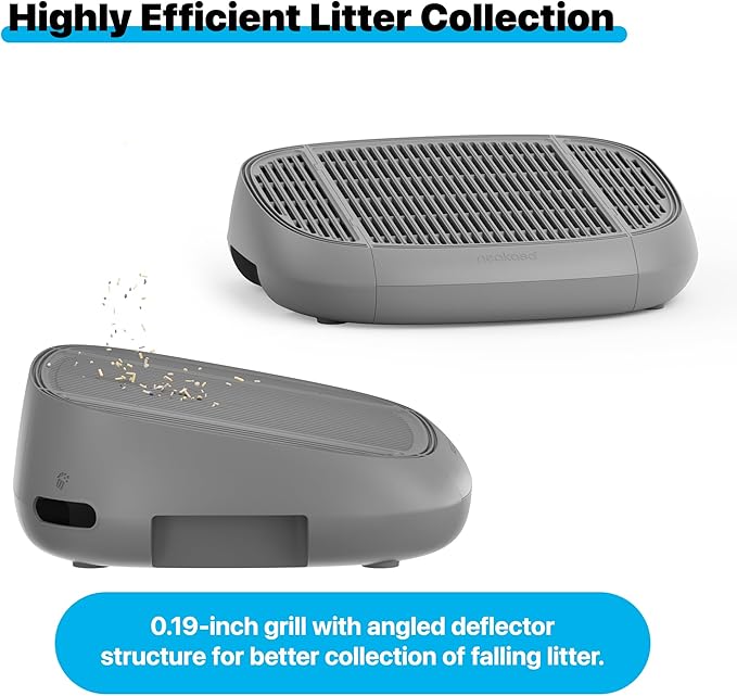 Neakasa Cat Pedal Step Stool with Filter Function, Easy to Clean Cat Litter Tray for M1 Open Top Self-Cleaning Litter Box-Mewly Pet