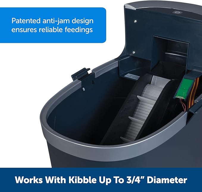 PetSafe Smart Feed - Electronic Pet Feeder for Cats & Dogs - 6L/24 Cup Capacity - Programmable Mealtimes - Alexa, Apple & Android Compatible - Backup Batteries Ensure Meal Delivery During Power Outage-Mewly Pet