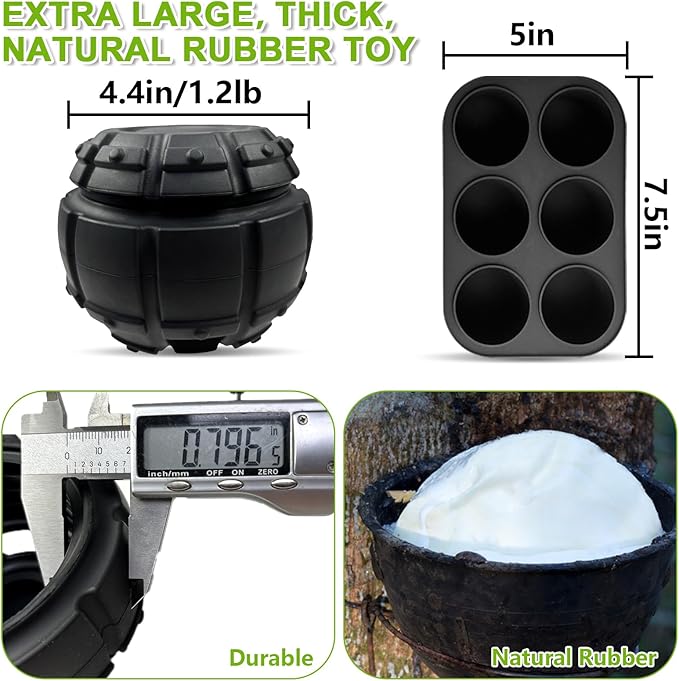 Yipetor Dog Toys, Power Chewer, Filled and Frozen Dog Food, Long-Lasting Dog Toys to Keep Dogs Distracted Busy (Summer Large)-Mewly Pet