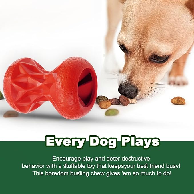 Interactive Durable Bones Dog chew Toys for Aggressive chewers Rubber Dog Toys for Boredom and stimulating-Mewly Pet