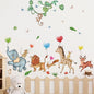 Animal Wall Stickers Decals Kid Room Nursery Baby Bedroom Décor (Animal Love Balloon)