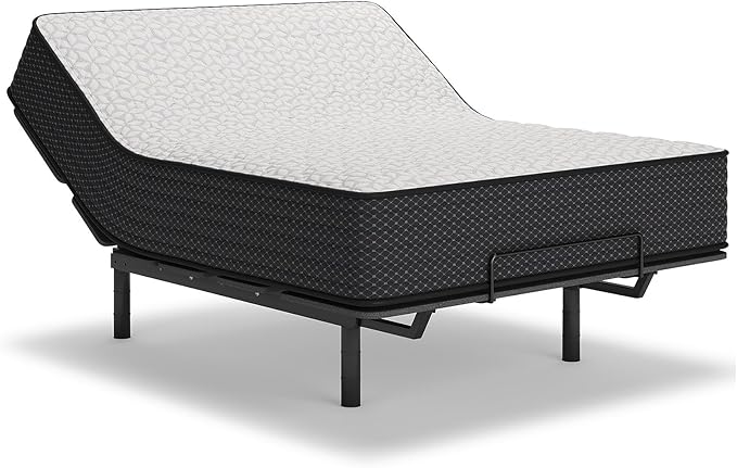 Signature Design by Ashley Limited Edition Firm 12 Inch Hybrid Mattress with Gel Memory Foam and Edge Support for Cool Sleep and Pressure Relief, Twin, Fiberglass Free, Mattress In A Box