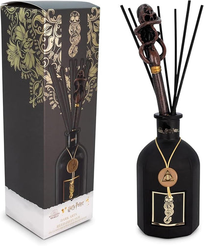 Harry Potter Death Eater Premium Reed Diffuser, Essential Oil Aroma with Unique Fragrance | Home Decor Housewarming Essentials | Wizarding World Hogwarts Gifts and Collectibles
