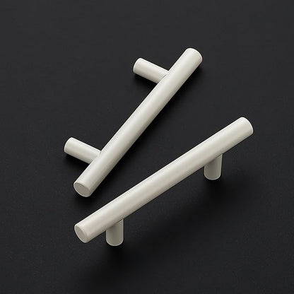 Ravinte 40 Pack | 5 Inch Cabinet Pulls White Stainless Steel Kitchen Drawer Pulls Cabinet Handles 5 InchLength, 3 Inch Hole Center
