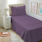 Mejoroom Twin XL Sheet Set - Hotel Luxury Microfiber Sheet & Pillowcase Sets Fits College Dorm Room Mattress - Soft, Breathable, Wrinkle & Fade Resistant - 3 Piece (Purple)