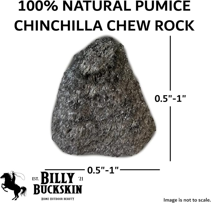 Chew Toys for Chinchilla, Lava Block Toys for Small Pet Animals like Rat, Mice, Bunny, Hamster, Degus, Gerbils, Pumice Blocks, Guinea Pig Toy, Rabbit Chew Toy by Billy Buckskin - Pack of 8-Mewly Pet