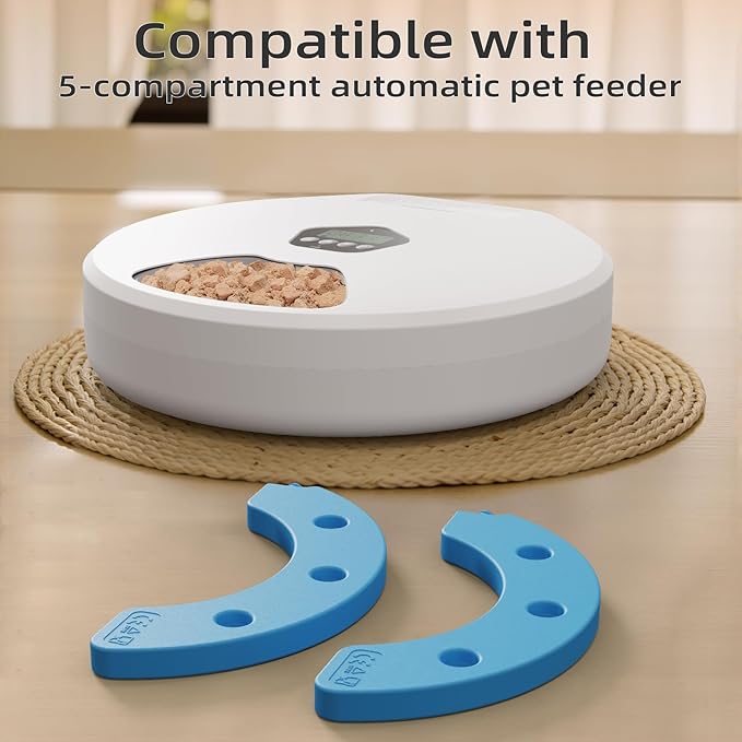 Pet Feeder Ice Tray Accessory – Freeze & Insert to Keep Pet Food Fresh & Cool, Extends Freshness in Automatic Feeders-Mewly Pet