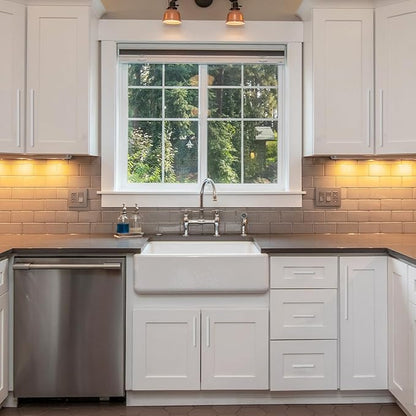 10 Pack Brushed Satin Nickel Cabinet Pulls - 7.5 Inch Cabinet Handles - Dresser & Kitchen Pulls