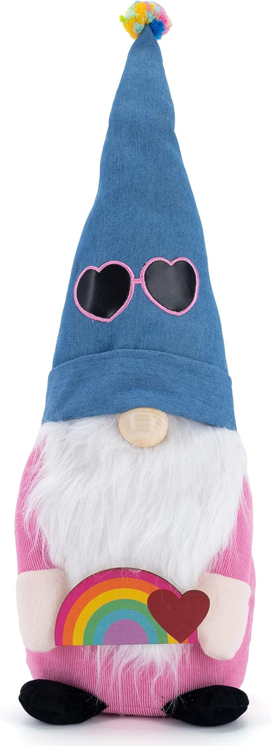 Valentines Gnome Decor - Cute Farmhouse Stuffed Plush Shelf Figurine - Valentines Day Decor - Valentine Gnomes Decorations for Home & Office, Valentine Decor - Valentines Gifts for Girlfriend, Wife