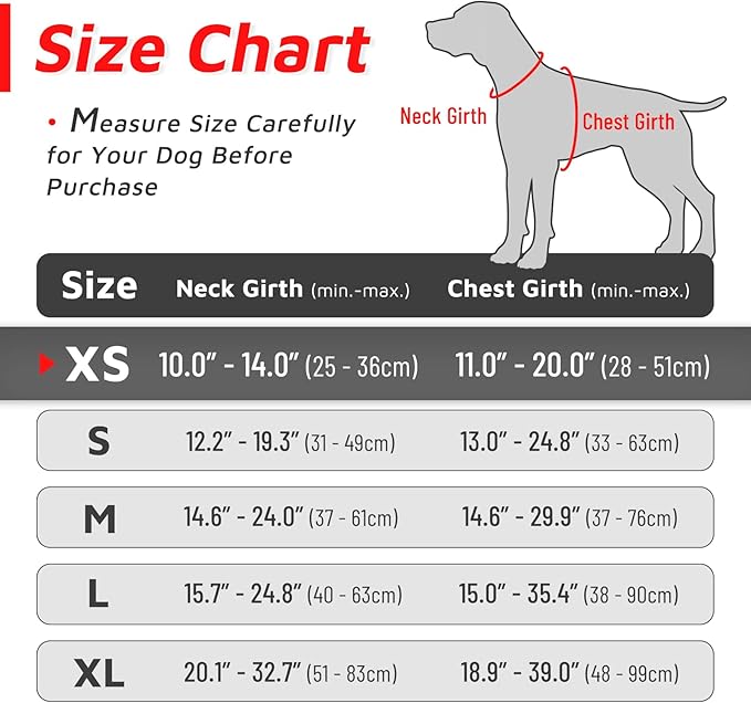 Eagloo Small Dog Harness No Pull, Service Vest with Reflective Strips and Control Handle, Adjustable and Comfortable for Easy Walking, No Choke Pet Harness with 2 Metal Rings, Red, XS-Mewly Pet